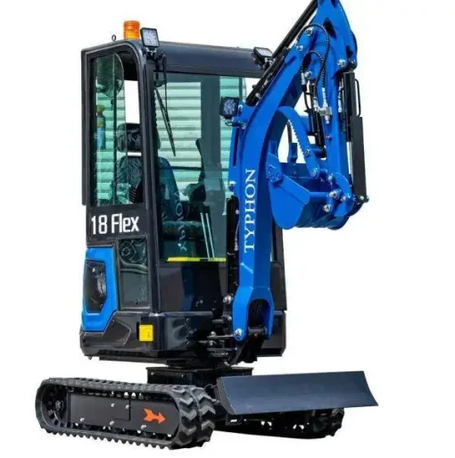 18 FLEX PRO 1.8 Ton Mini Excavator USA with 12 attachments - Image 2