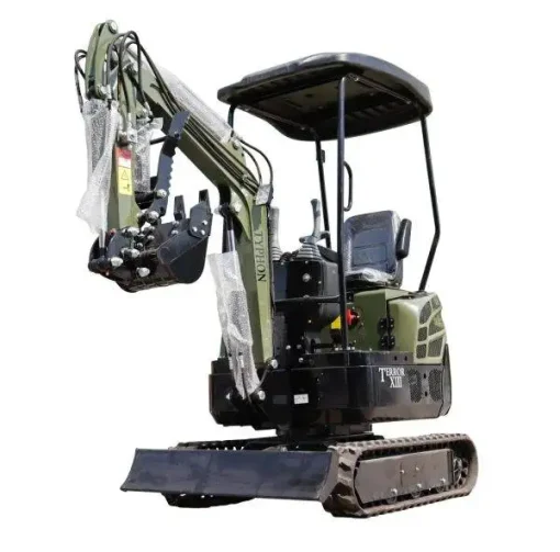 TYPHON TERROR XIII Mini Excavator – 1.3 Ton Trench Digger with Canopy, Hydraulic Thumb Clip, 13.5hp B&S Engine USA - Image 4