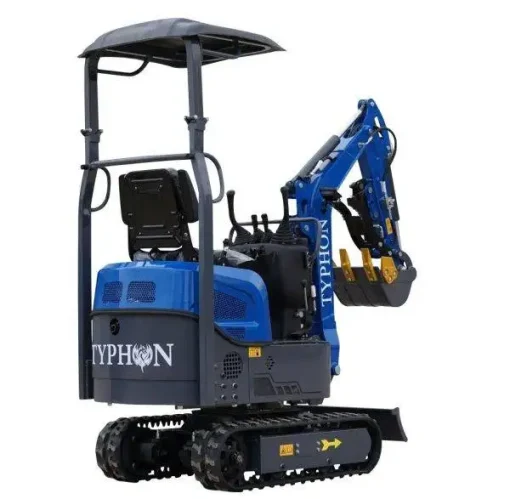 TERROR XI STORM Mini Excavator – 1.1 Ton Trench Digger with Boom Swing, Hydraulic Thumb Clip, Bucket - Image 5