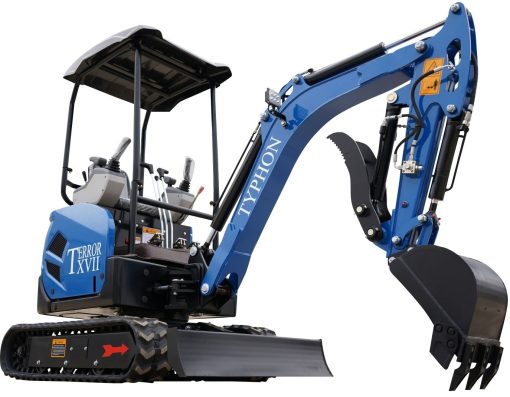 2025 3,800 lb TYPHON TERROR XVII Mini Excavator Rubber Track with Kubota D902 Diesel Engine USA - Image 10
