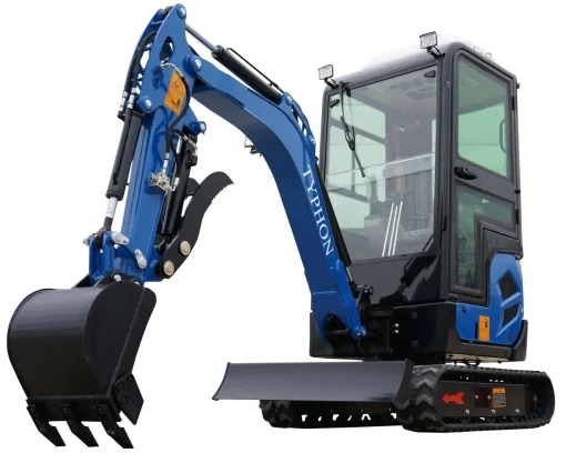2025 4000 lb TYPHON TERROR XVII Cabin Mini Excavator Rubber Track with Kubota D902 Diesel Engine - Image 3