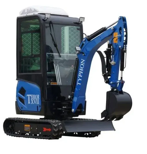 2025 4000 lb TYPHON TERROR XVII Cabin Mini Excavator Rubber Track with Kubota D902 Diesel Engine - Image 5