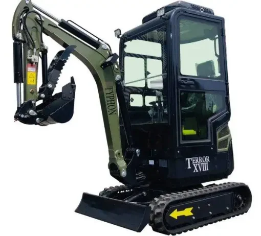 Green TYPHON TERROR XVIII Prestige 2 Ton Mini Excavator KUBOTA Diesel Engine USA - Image 10