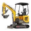 TERROR XIX STORM Mini Excavator – 1.8 Ton Trench Digger with Boom Swing, Canopy