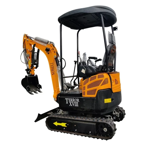 4,000 lbs Terror XVIII Mini Excavator, EPA KUBOTA D902 Engine - Image 3